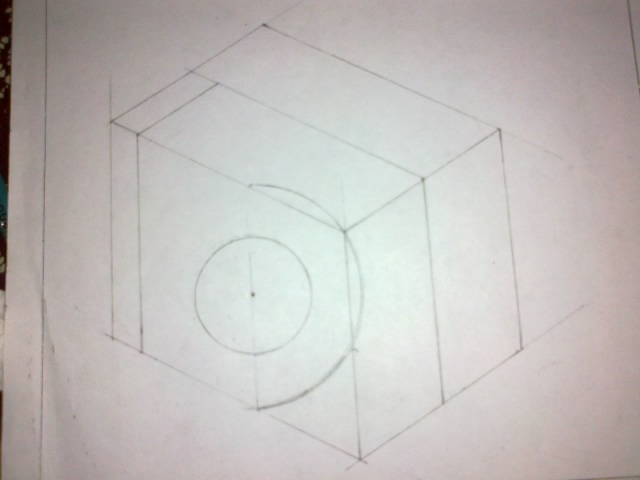 el diametro lo hice de 2 cm y el radio de 3.5 cm