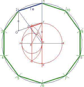 poligono regular dado el lado del convexo
